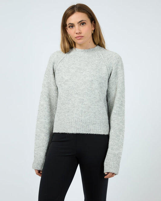 Billie Knit Sweater - Grey