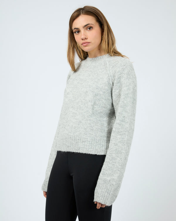 Billie Knit Sweater - Grey