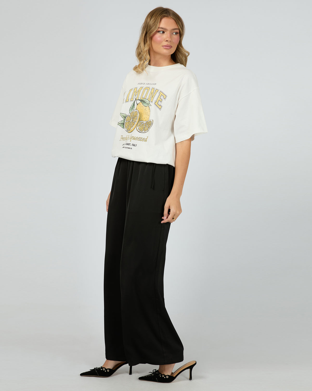Limone Tee - Vintage White