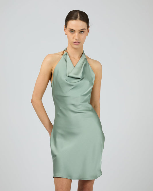 Nina Mini Dress - Sage