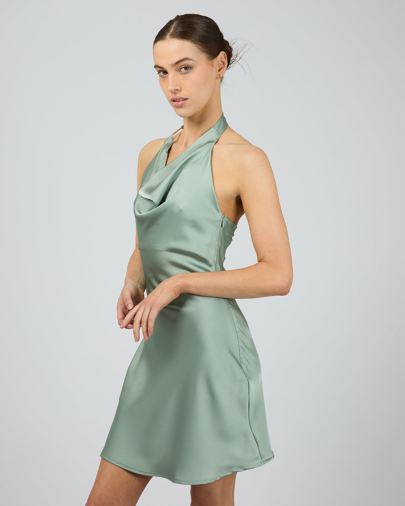Jorge Nina Mini Dress - Sage (view 4)