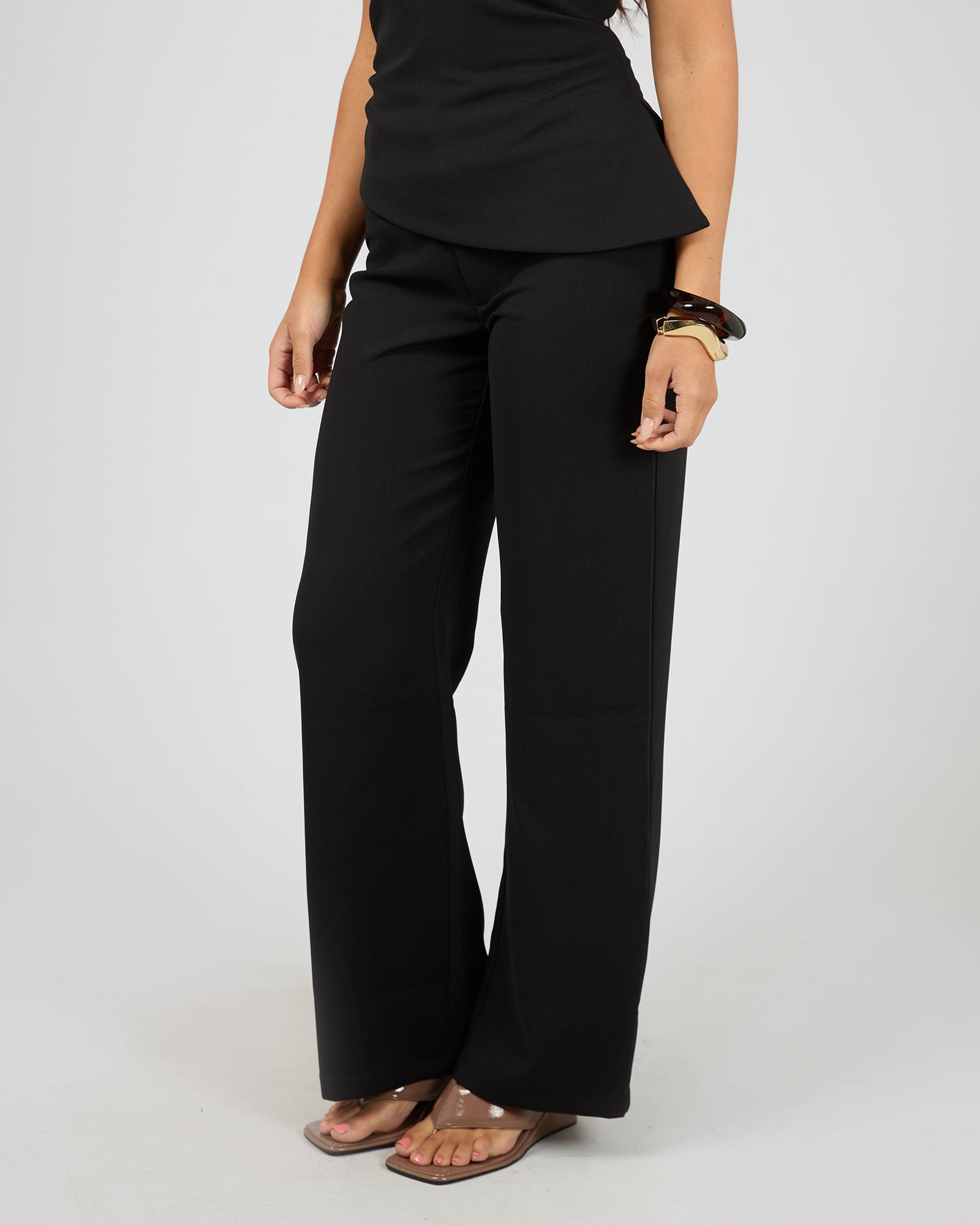 Jorge Demi Pant - Black (view 4)