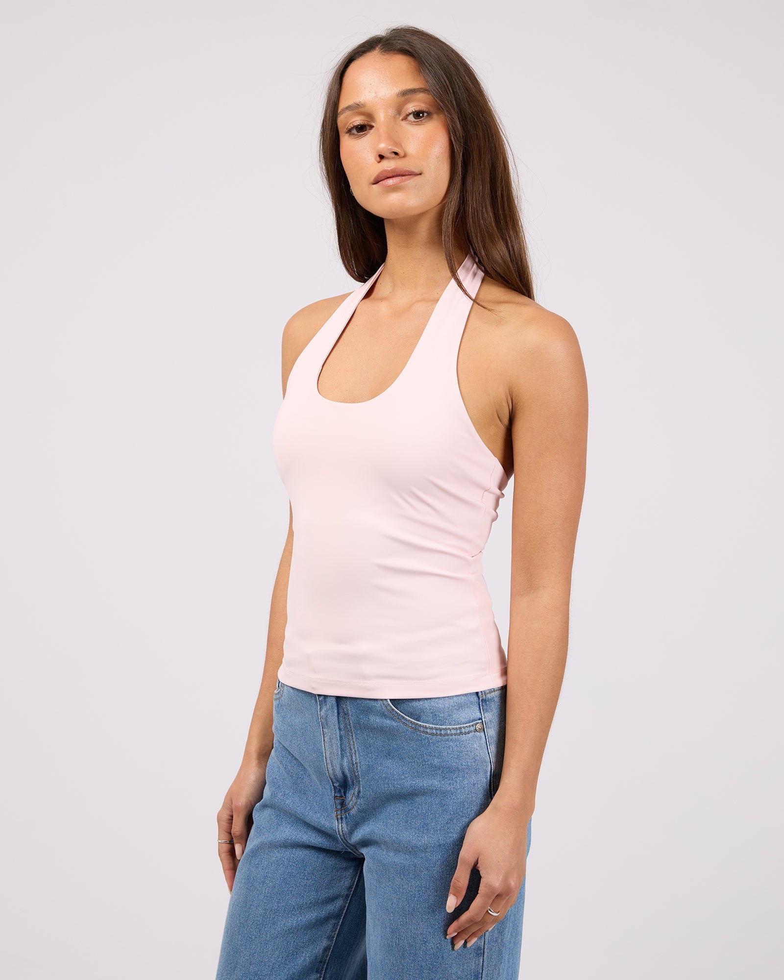 Jorge Halter Tank in Pink - detail