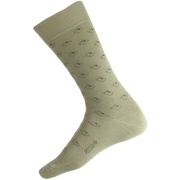 Mens Fine Merino Wool Patterned Health Sock - Diamond Eye - Catani Clothing