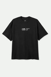 Union Heavy Weight Relaxed Tee - Black Classic Wash - Catani Clothing