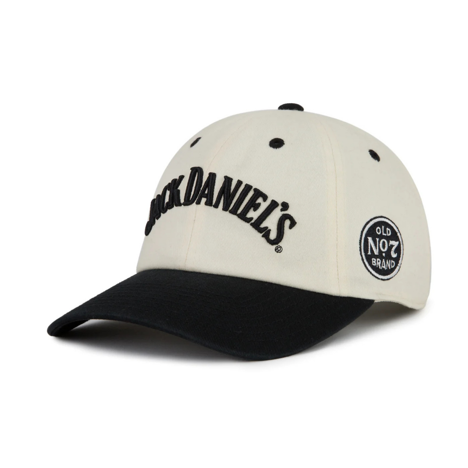 Jack Daniel's Ball Park cap in ivory and black