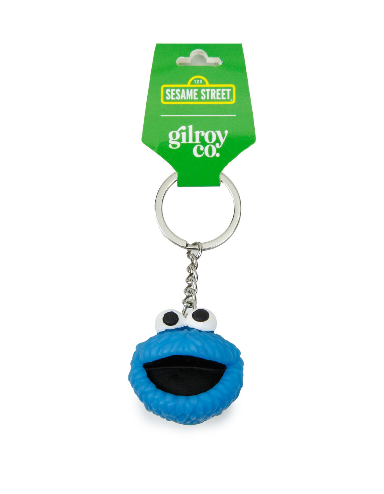 Cookie Monster key chain in blue