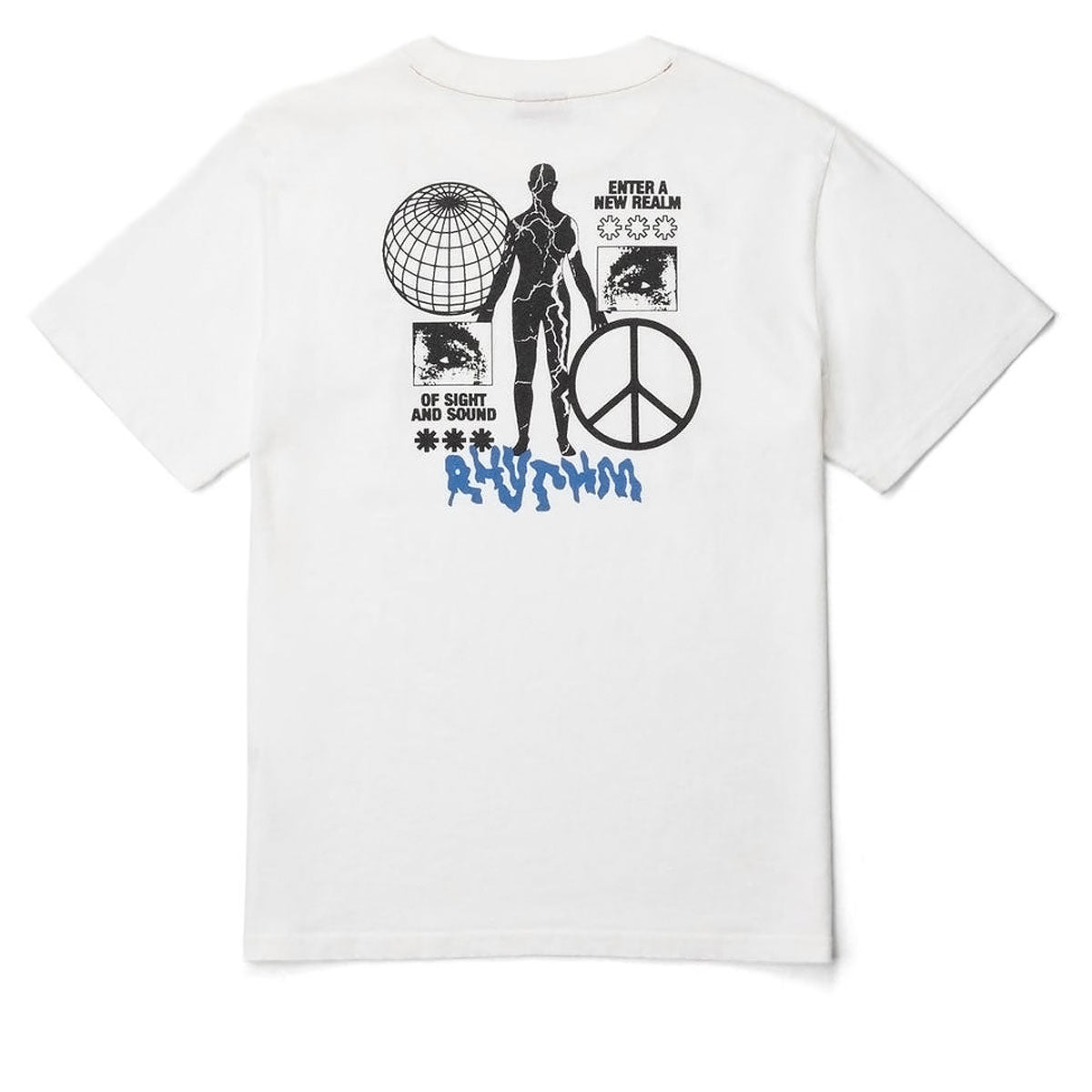 Rhythm New Realm Vintage Short Sleeve T-Shirt - Vintage White (view 4)