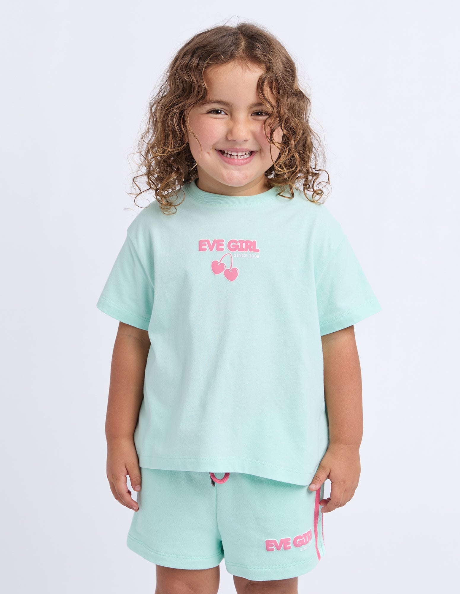 Eve Girl Lounge Club Tee in mint - front