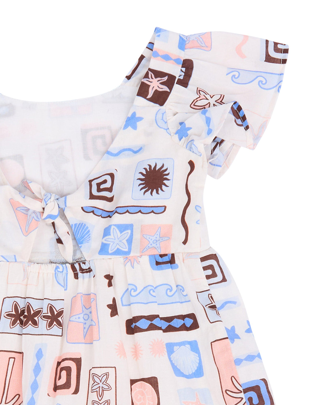 St Goliath Holiday Frill Dress Print Kids detail