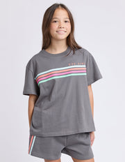 Retro Tee - Charcoal - Teens - Catani Clothing