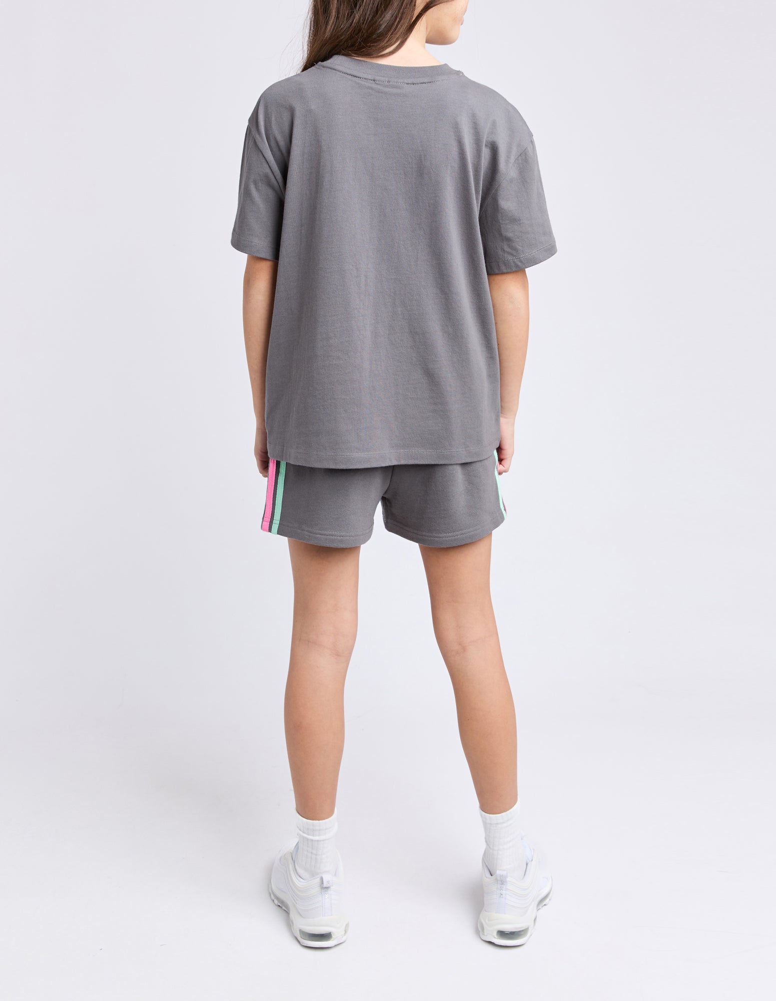 Eve Girl Retro Tee - Charcoal - Teens (view 4)