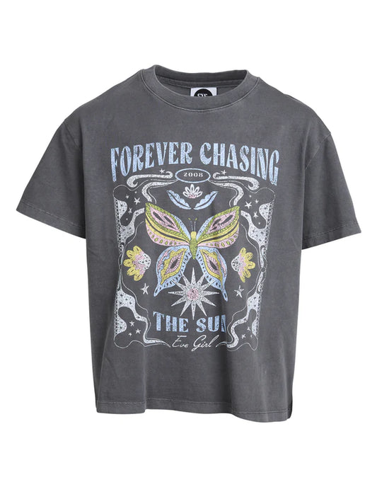 Chasing The Sun Tee - Charcoal