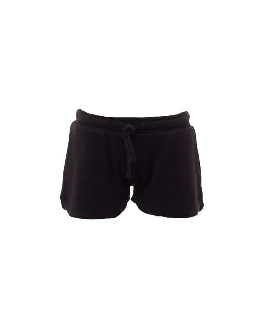 Everyday Rib Short - Washed Black - Teen