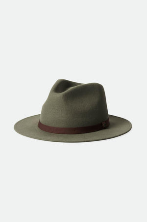 Messer Packable Fedora - Light Moss