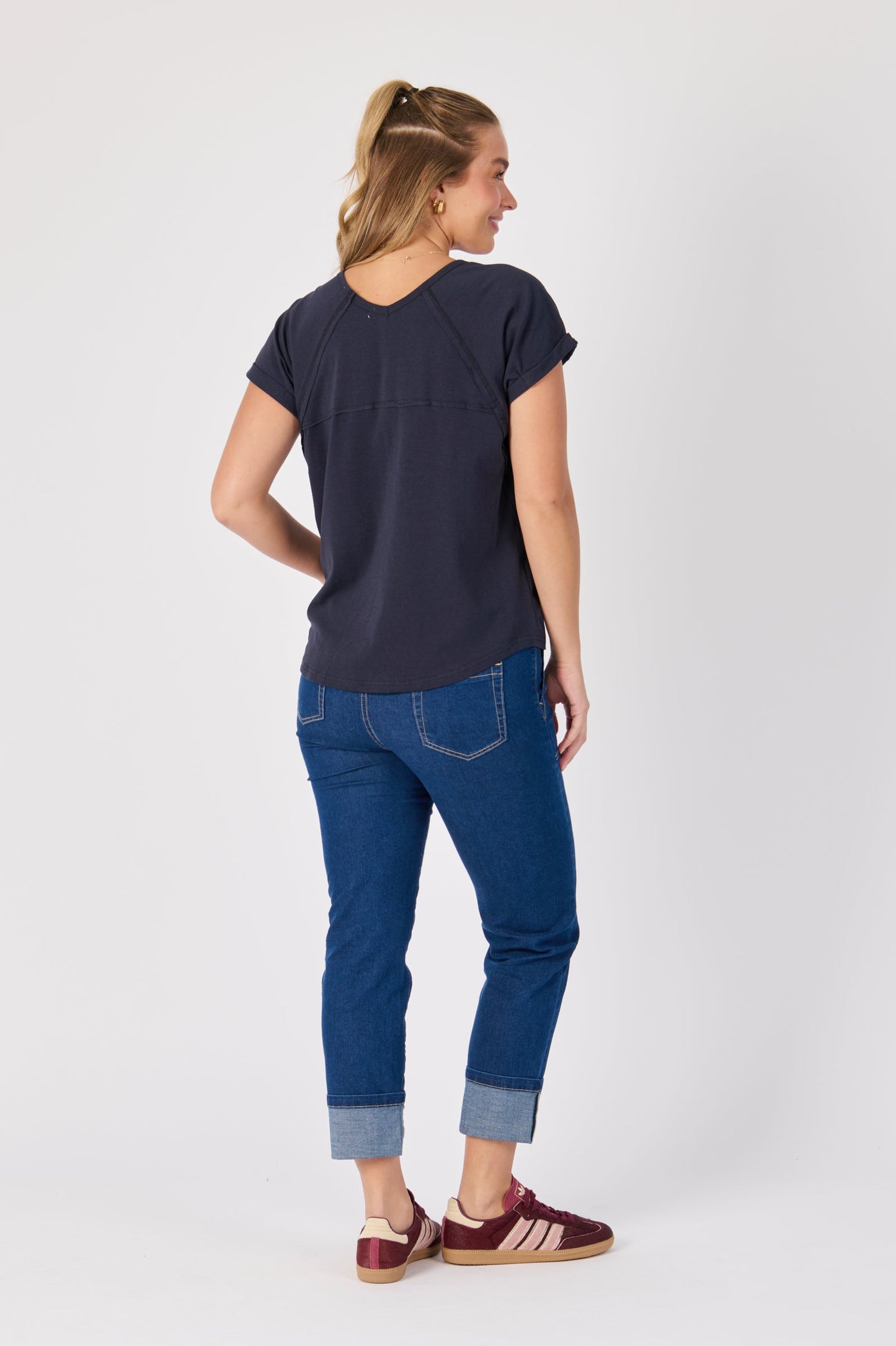 Slouch Tee - Navy