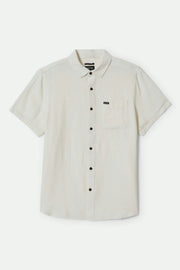 Charter Organic Cotton Linen Blend Shirt - Egret White - Catani Clothing