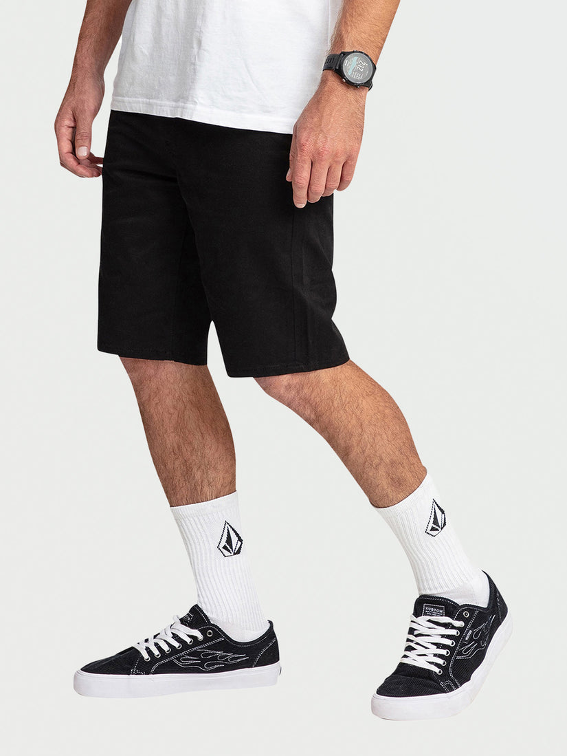 Volcom Solver Lite 5 Pocket 19" Short - Black (view 3)