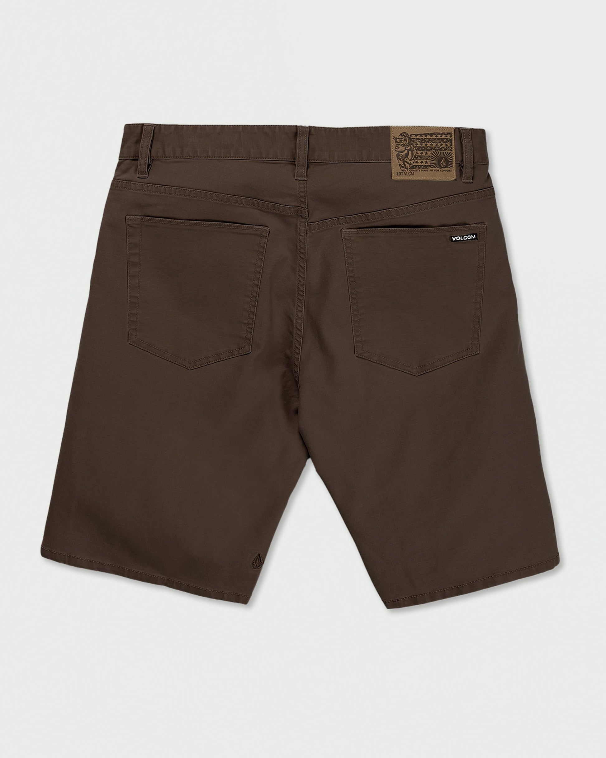 Volcom Modown Canvas 5 Pocket Short Wren - back