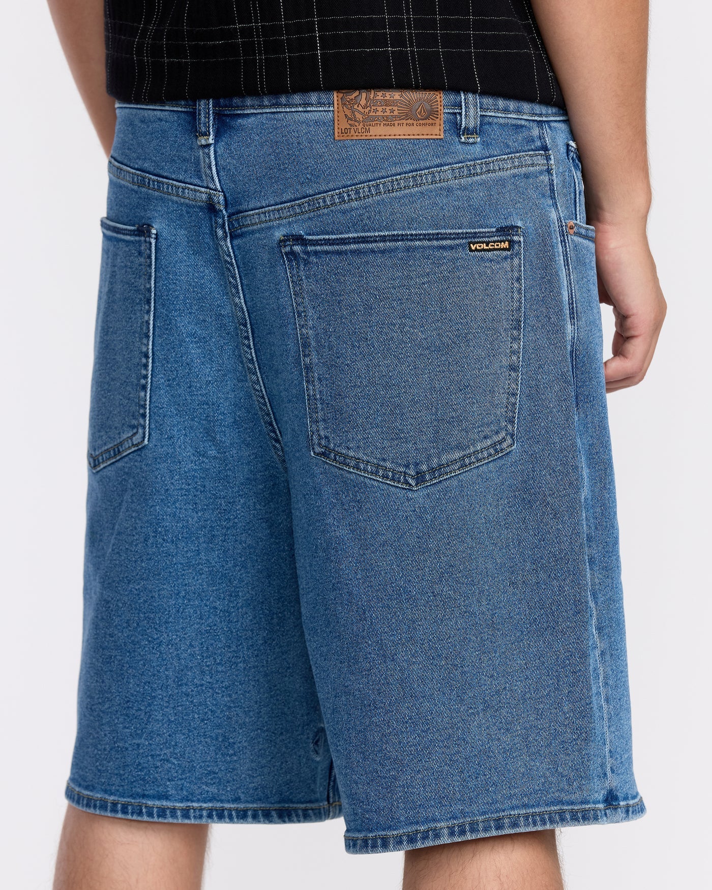 Volcom Billow Denim Short 22" - Deep River Blues (view 5)