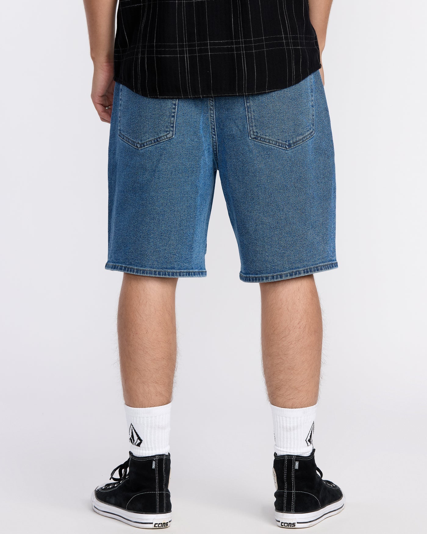 Volcom Billow Denim Short 22" - Deep River Blues (view 3)