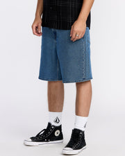 Billow Denim Short 22" - Deep River Blues - Catani Clothing