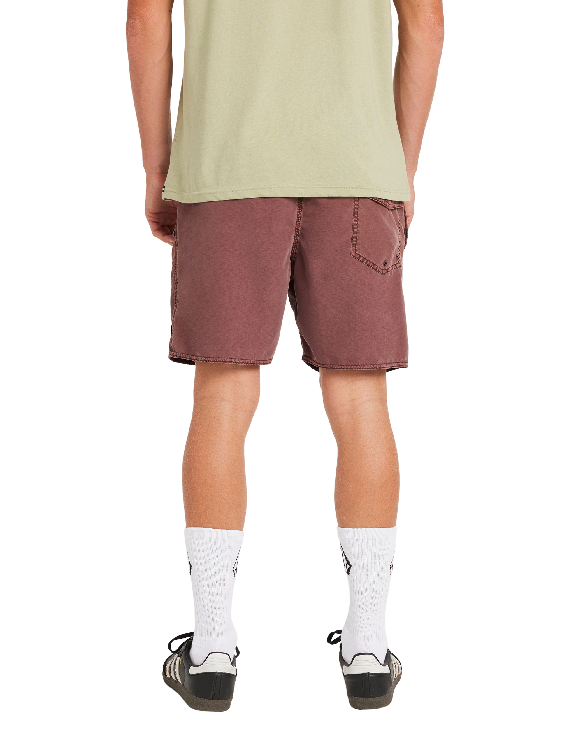 Volcom Center Trunk 17 inch in Merlot - back