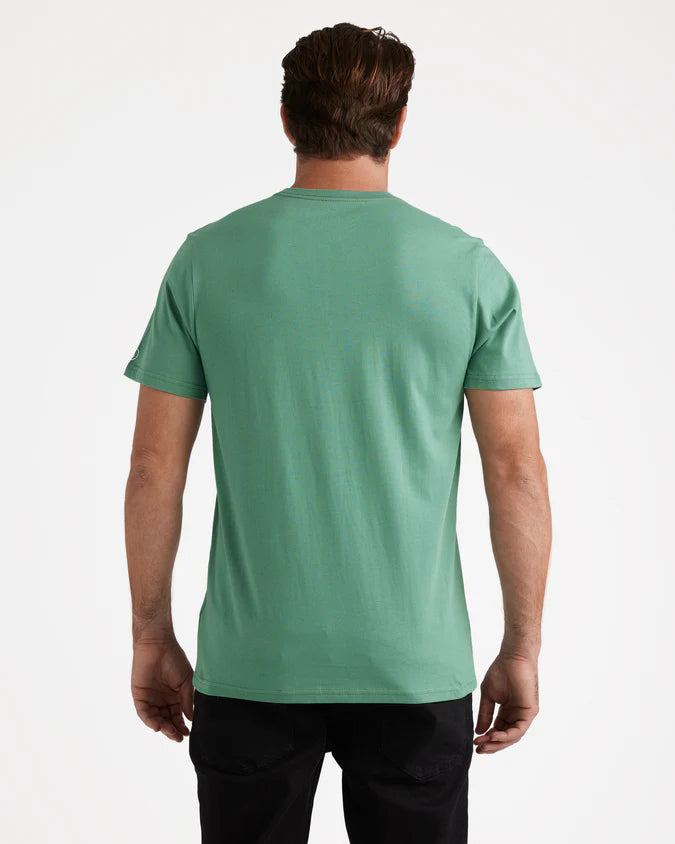 Aus Solid Short Sleeve Tee - Biscay Green
