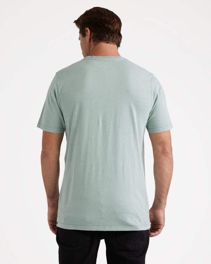 Aus Wash Short Sleeve Tee - Chambray