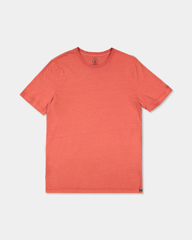 Volcom Aus Wash Short Sleeve Tee - Washed Red (view 3)