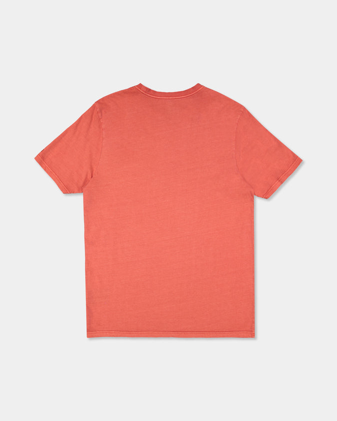 Aus Wash Short Sleeve Tee - Washed Red