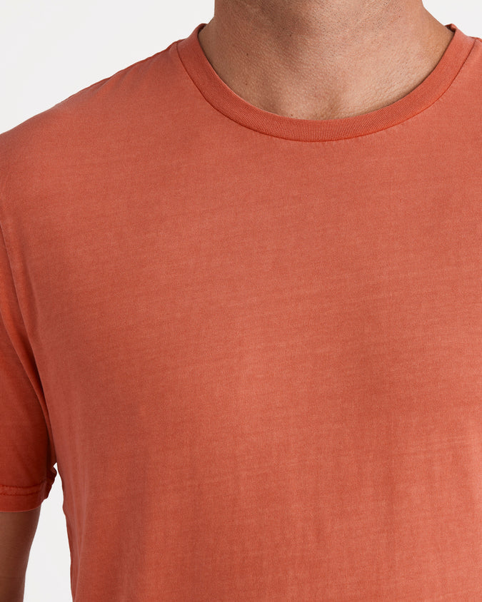 Aus Wash Short Sleeve Tee - Washed Red