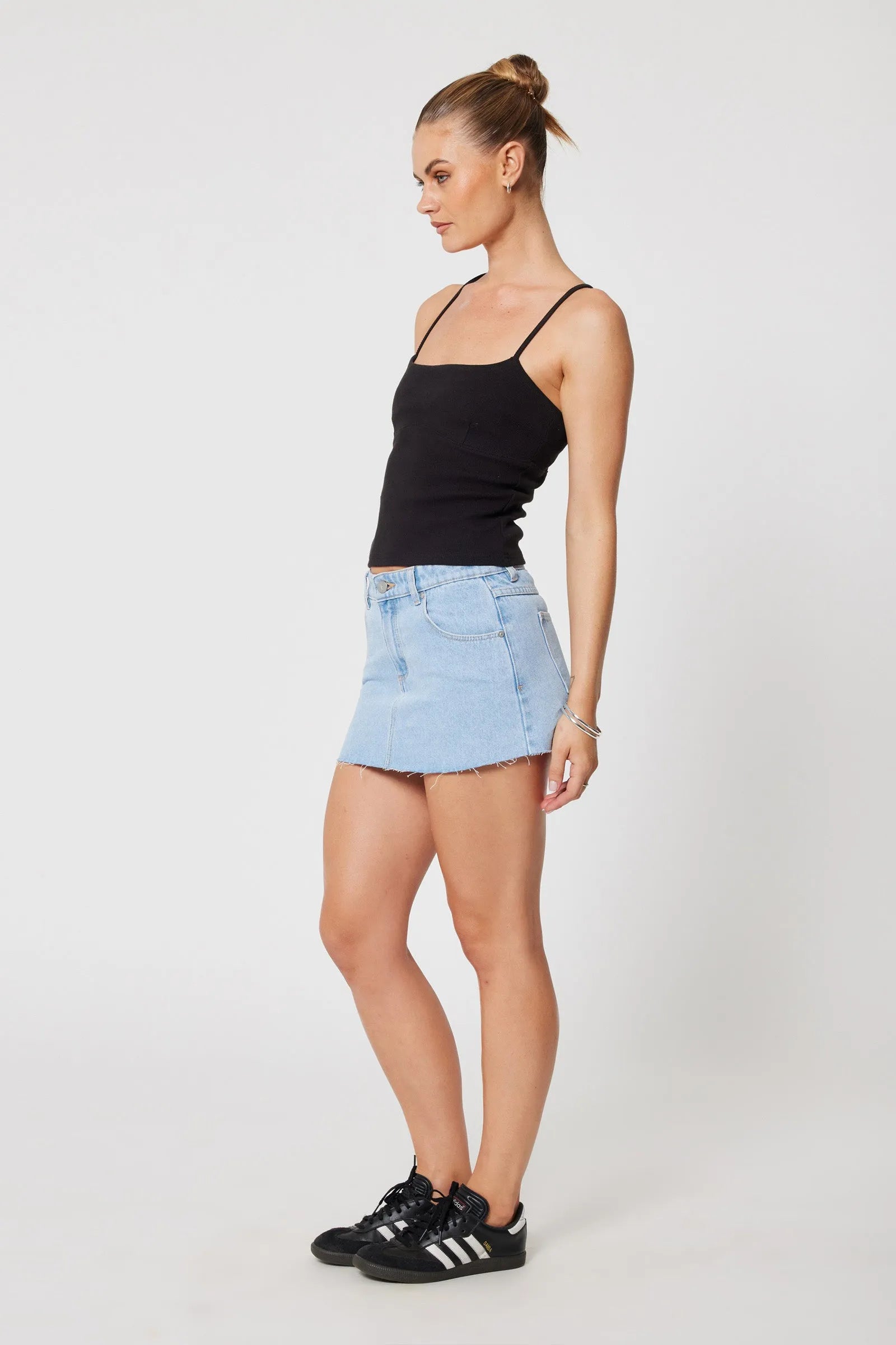 Abrand 99 Low Skirt Kendall - Light Vintage Blue (view 4)