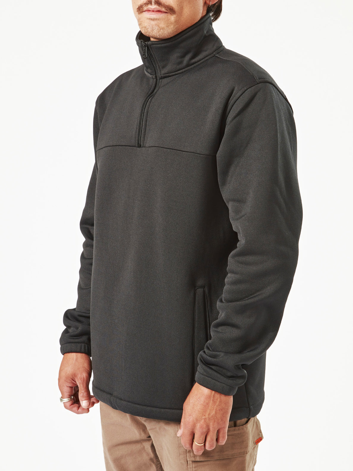 Volcom Workwear 1/4 Zip Fleece - Black