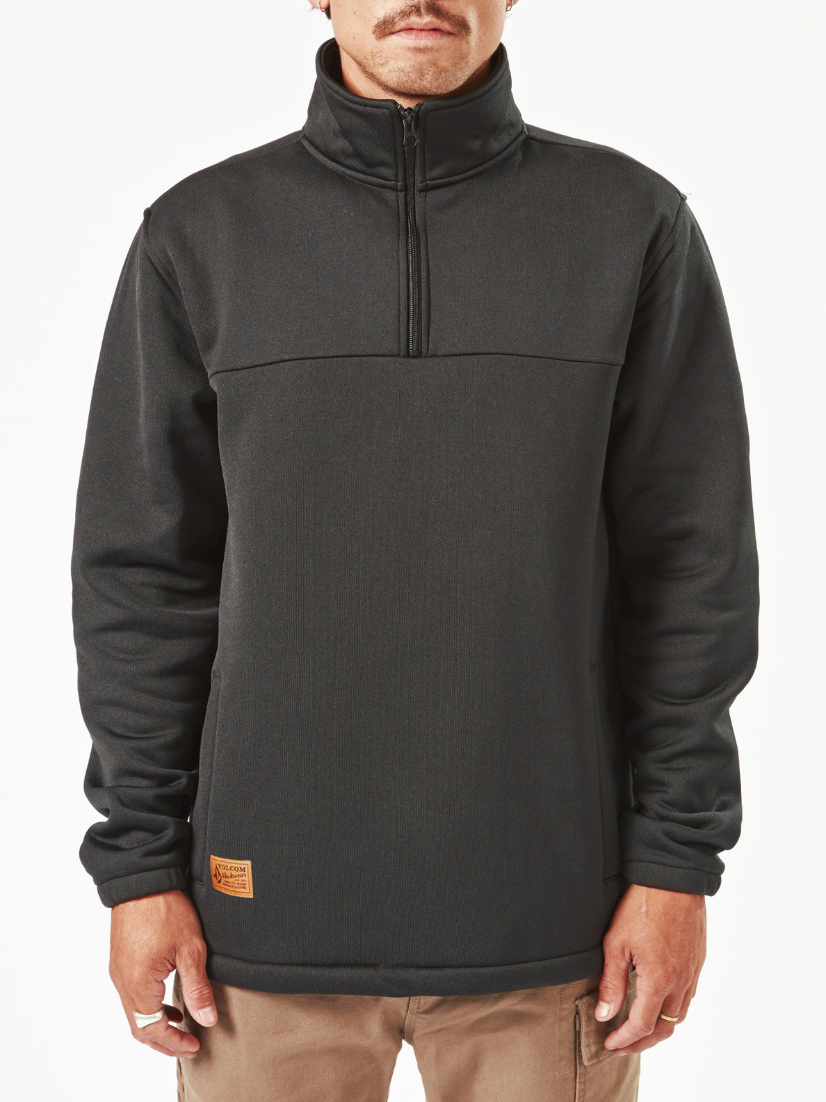 Volcom Workwear 1/4 Zip Fleece - Black