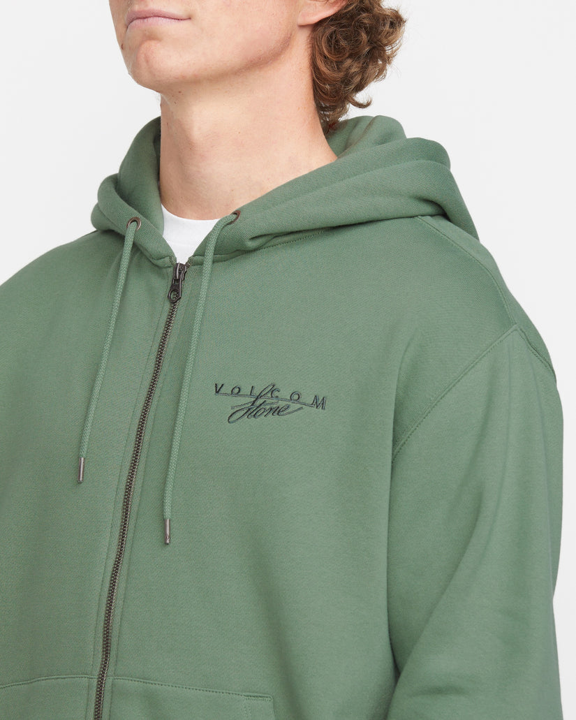 Volcom Calmstone Zip - Light Olive (view 3)