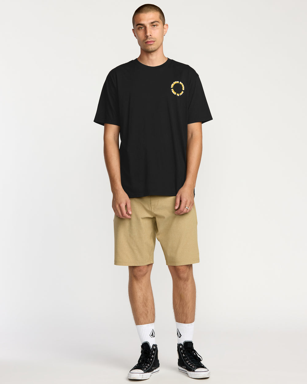 Volcom Daylighter Short Sleeve Tee - Black (view 6)