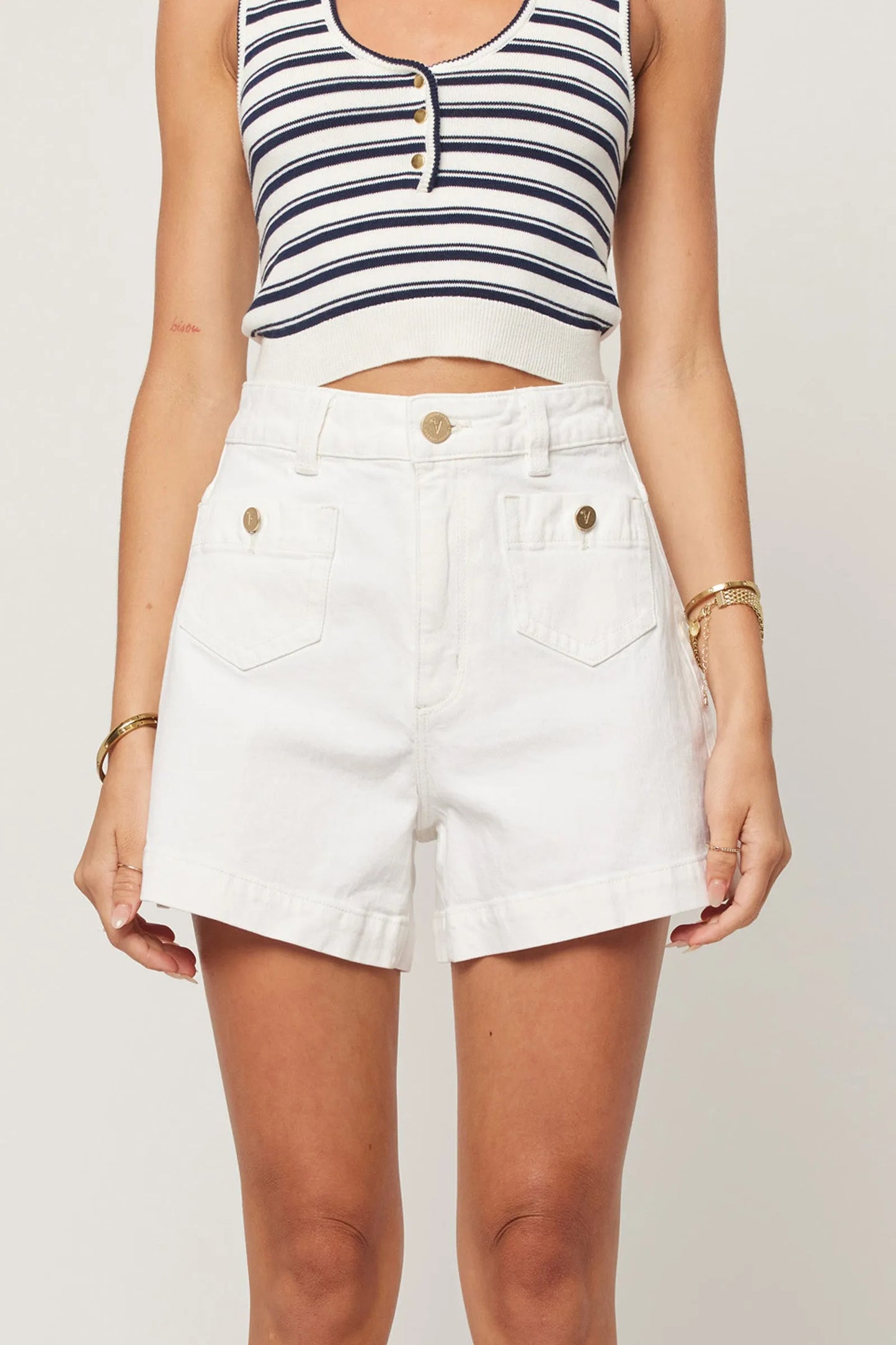 Venice Short - White Gold