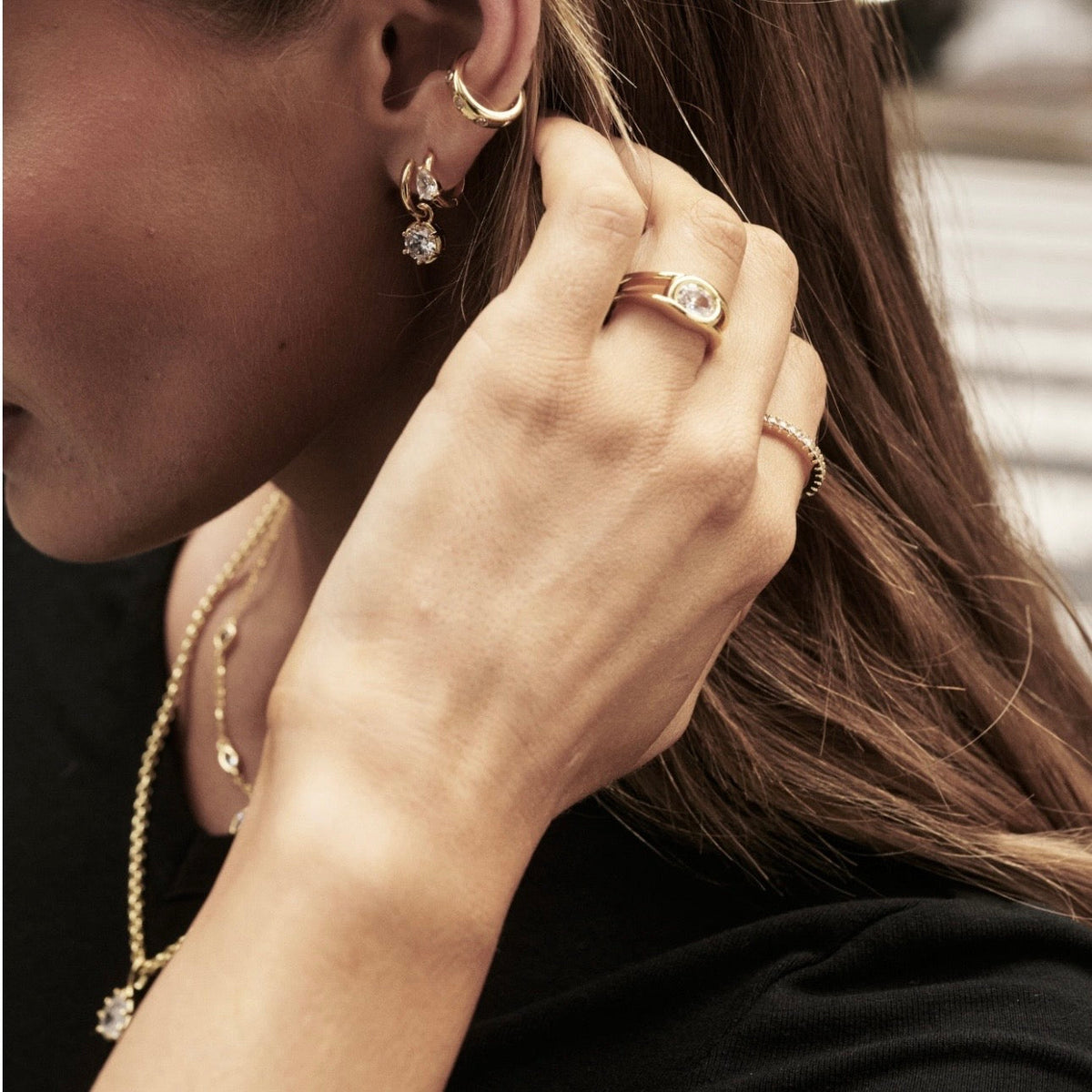 Zafino Kate Ring Gold detail