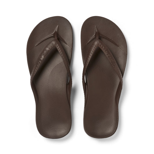 Arch Support Thongs - Classic - Brown - Catani Clothing