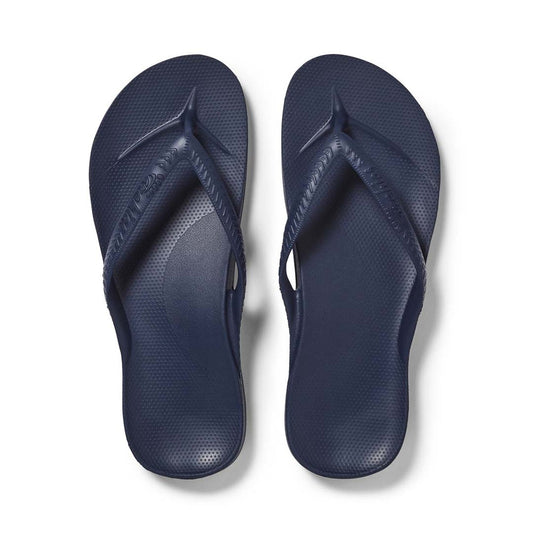 Arch Support Thongs - Navy