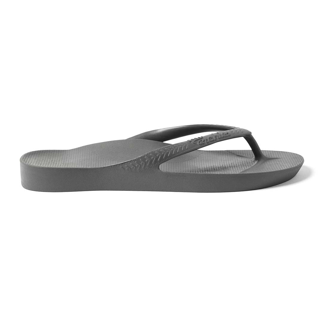Archies Arch Support Thongs - Classic - Charcoal (view 4)
