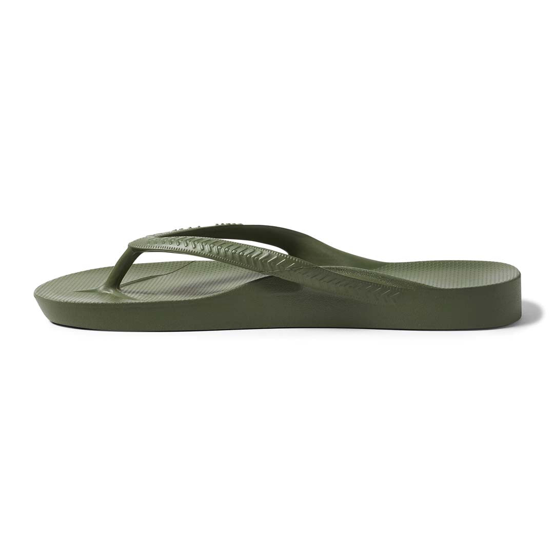 Archies Arch Support Thongs - Classic - Olive (view 4)