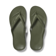 Arch Support Thongs - Classic - Olive - Catani Clothing