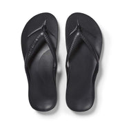 Arch Support Thongs - Classic - Black - Catani Clothing