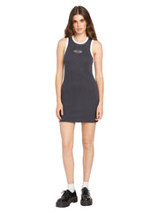 Fun Fever Rib Dress - Vintage Black - Catani Clothing