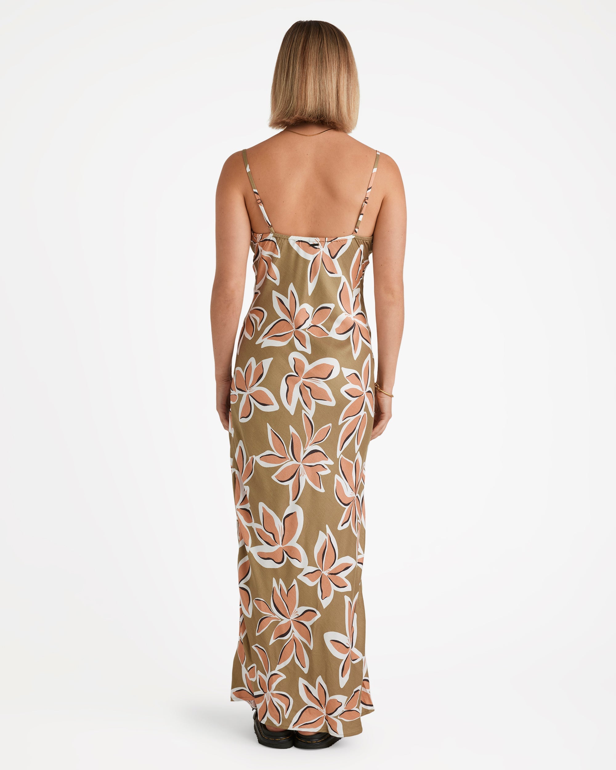 Volcom Psychonic Slippy Dress - Light Army (view 3)