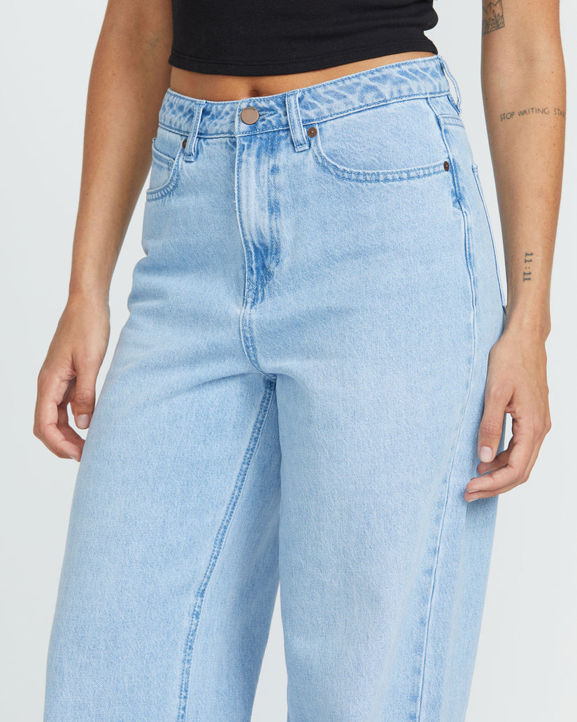 Volcom Stoned BF Hi Rise Jean - Blue Bird (view 6)