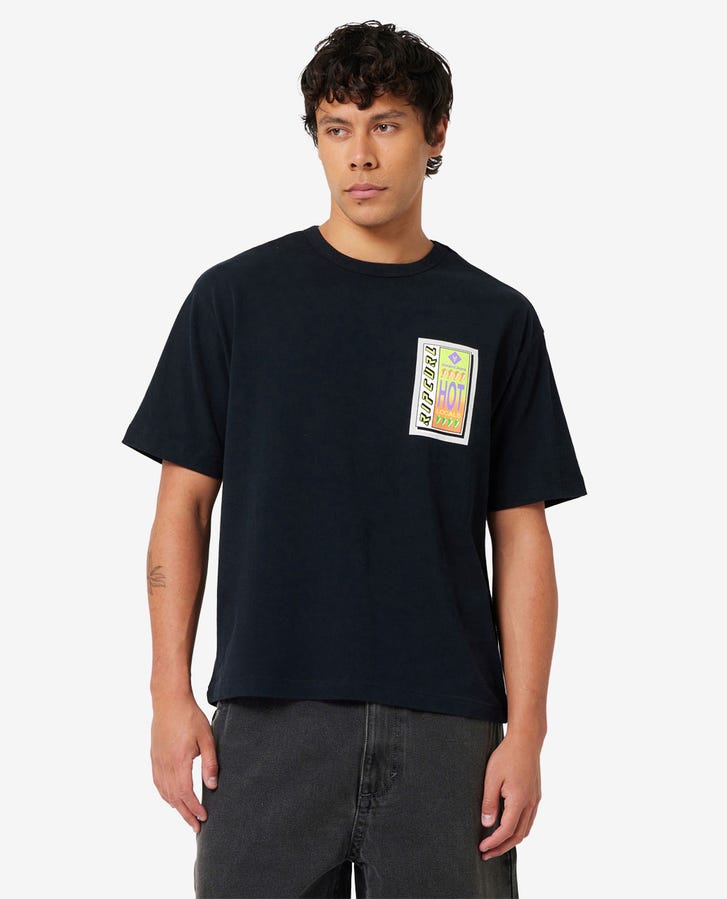 Abrand x Ripcurl Hot Locals Tee - Black (view 4)