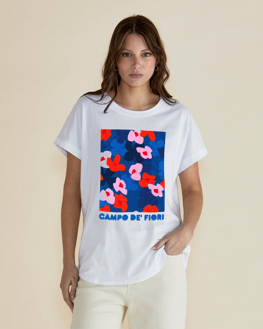 Hailey Short Sleeve Tee - Campo De' Fiori
